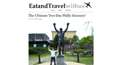 Desktop Screenshot of eatandtravelwithus.com